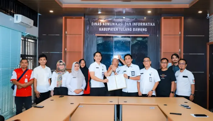 Diskominfo Tulang Bawang Gelar Sertijab Kabid IKP, Perkuat Pelayanan Informasi Publik