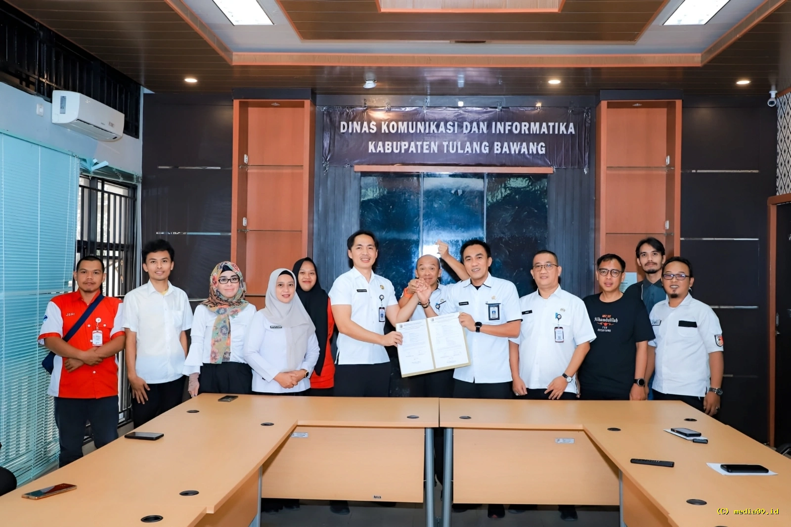 Diskominfo Tulang Bawang Gelar Sertijab Kabid IKP Perkuat Pelayanan Informasi Publik