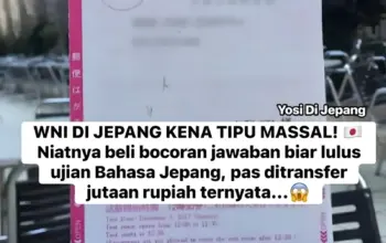 Dugaan Penipuan Kunci Jawaban JLPT Juli 2026 Viral, Ratusan Peserta Disebut Jadi Korban 4 Dugaan Penipuan Kunci Jawaban JLPT Juli 2026 Heboh Ratusan Peserta Diduga Rugi Jutaan Rupiah