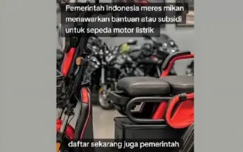 Heboh Klaim Sepeda Listrik Gratis dari Pemerintah Ini Hasil Cek Faktanya
