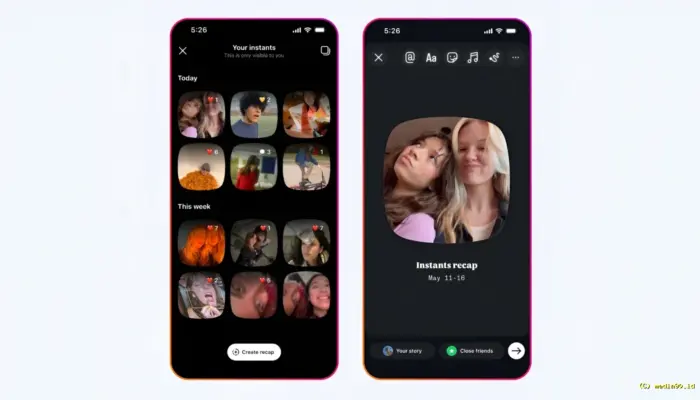 Instagram Rilis Fitur “Instants”, Ini Cara Bikin dan Menonaktifkannya