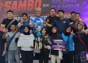 Kontingen Sambo Lampung Borong Tujuh Medali Emas di Kejurnas Open Gubernur Sumsel 2026 13 Luar Biasa! Atlet Sambo Lampung Koleksi Tujuh Medali Emas di Kejurnas Open Gubernur Sumsel