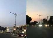 PJU Mati di Sejumlah Jalan Bandar Lampung Warga Keluhkan Minimnya Penerangan