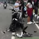 Pemotor RX King Lawan Arah Picu Kecelakaan di Pakansari Bogor, Tiga Orang Terluka