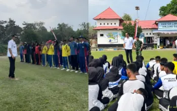 Seleksi Paskibraka HUT ke-81 RI di Tanjung Sari Disambut Antusias Pelajar, Camat Tekankan Disiplin