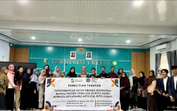Polinela Kenalkan Explainable AI untuk Tingkatkan Kompetensi Guru Bahasa Inggris SMK di Metro