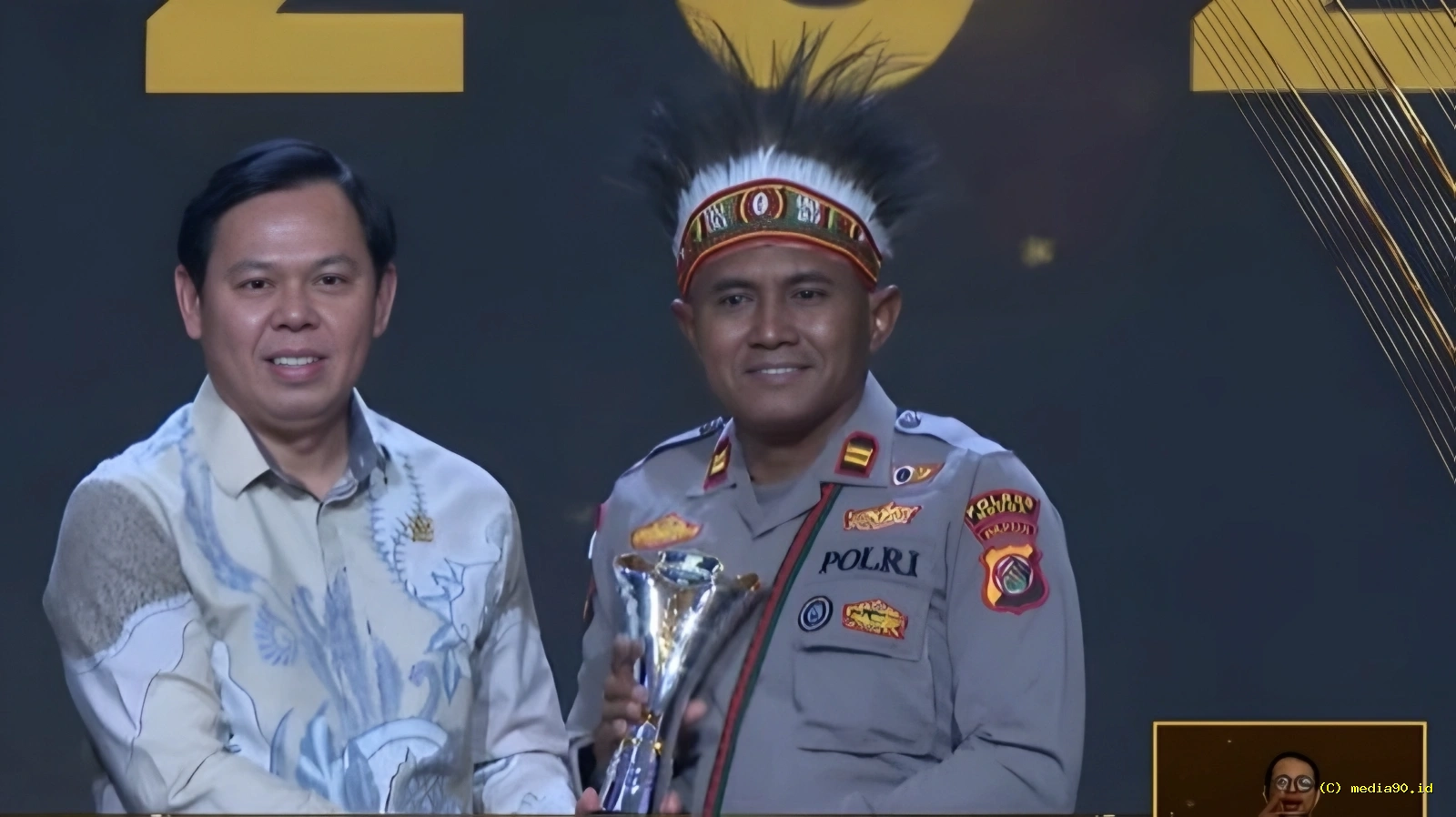 Sabet Hoegeng Awards Iptu Matalip Sebut Bekerja dengan Hati Jadi Kunci Utama